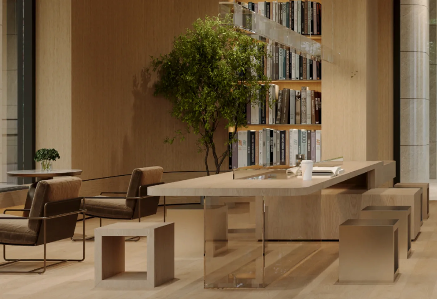 Co-Working Cafe and Bar